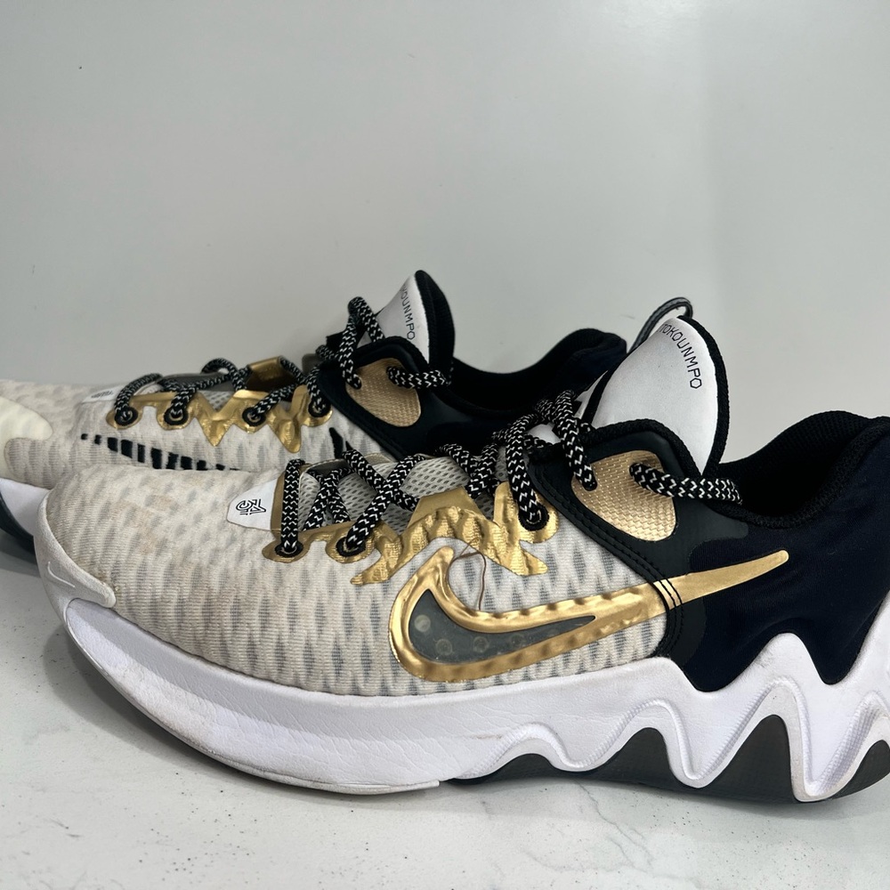 Nike Giannis Immortality Championship Mens Size 11 #CZ4099-100 White/Black